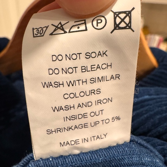 Corduroy Jacket in Navy Blue - Picture 4 of 5